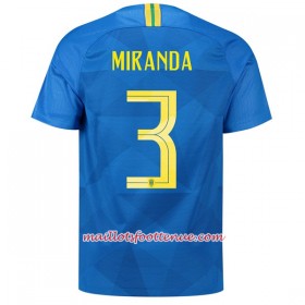 Maillot/Tenue Brésil Miranda 3 Exterieur Coupe du monde 2018